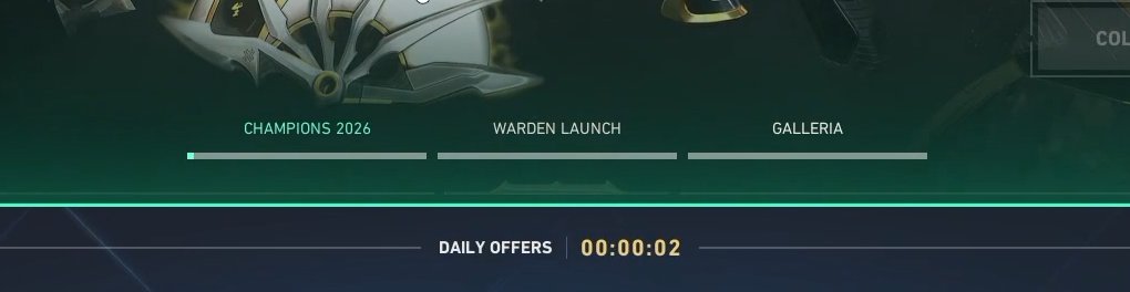 VALORANTLeaksEN's tweet photo. New Bundles // #VALORANT 

• Champions 2026
• Warden Launch
• Galleria 2.0 https://t.co/hQzZ8F178y