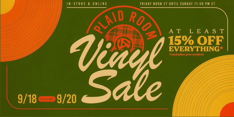 ShotByRyanDee's tweet photo. Nice Fall Vinyl Sale from Plaid Room:  https://t.co/2O4ACWbh4T https://t.co/hA9vzwFj1N