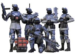 CyberstanM8's tweet photo. (Okay, I think we should give these different S.E.A.F. armor variants legion names. 

Put your ideas down below.) https://t.co/TYbcgHSTCF