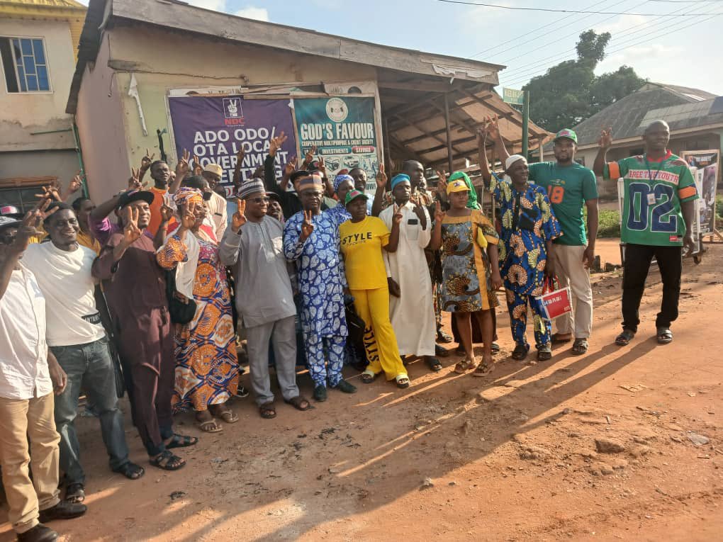 onenigeriaogun's tweet photo. A big stride forward!

Our Ogun West team was fully present at the NDC PARTY meeting of Ado-Odo/Ota LGA today.This is a great start and more is yet to come

#OgunWest #AdoOdoOta #NDC
#OgunState #OgunPolitics #GatewayState #Ogun2027 #AbeokutaTwitter #IjebuTwitter #OKMovement https://t.co/mkBJ9cj4jk