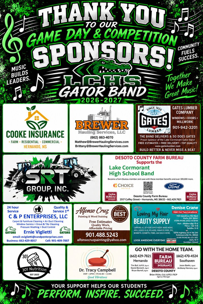 LCHGatorB's tweet photo. 🏈🐊 IT’S LAKE BOWL TIME! 🐊🏈
The LC Gators are headed to Horn Lake for one of our favorite rivalry nights of the year! 💚
🎶 Our Gator Band will be in the stands bringing your favorite stand tunes and keeping that Gator spirit LOUD all night long!
📣 Lake Bowl Buttons will too https://t.co/blP0Dd9b6n