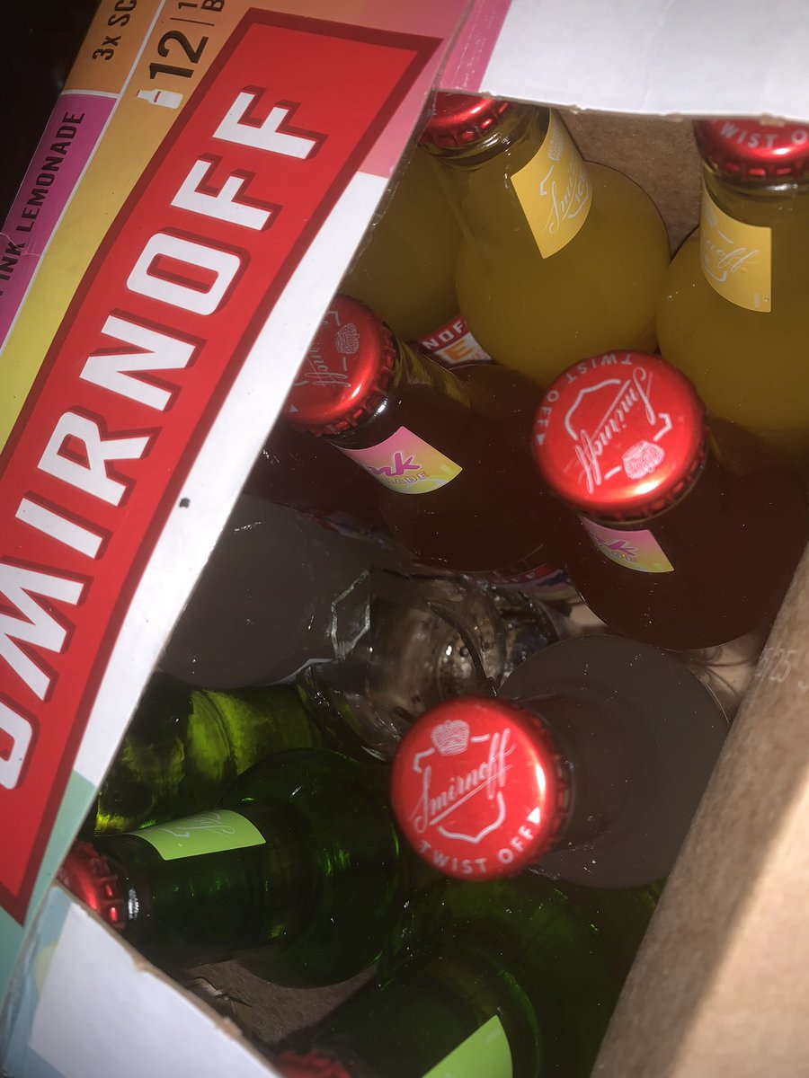 jasminearomo007's tweet photo. Guess I’m done buying Smirnoffs for a while 🤮 bought and opened the box last night to see this https://t.co/jpY1xsk80t