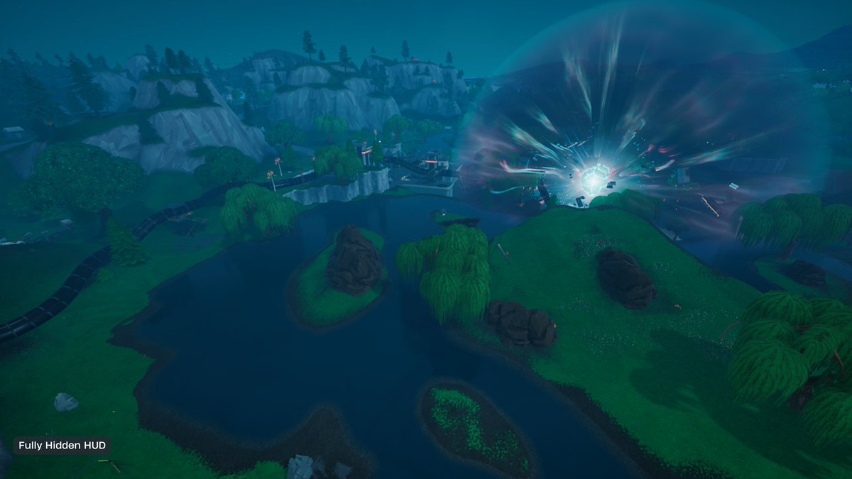 jazzvader_'s tweet photo. Day 36 of asking @EpicTofuChris when the lighting in OG is going to be fixed.

- Due to the intern ACTUALLY importing the correct lighting for Gotham, it's closer to the ACTUAL C1SX lighting than the official TODM.

I have no words.

Thanks to @Aetheratrix for the screenshots! https://t.co/J2YBav7pVP
