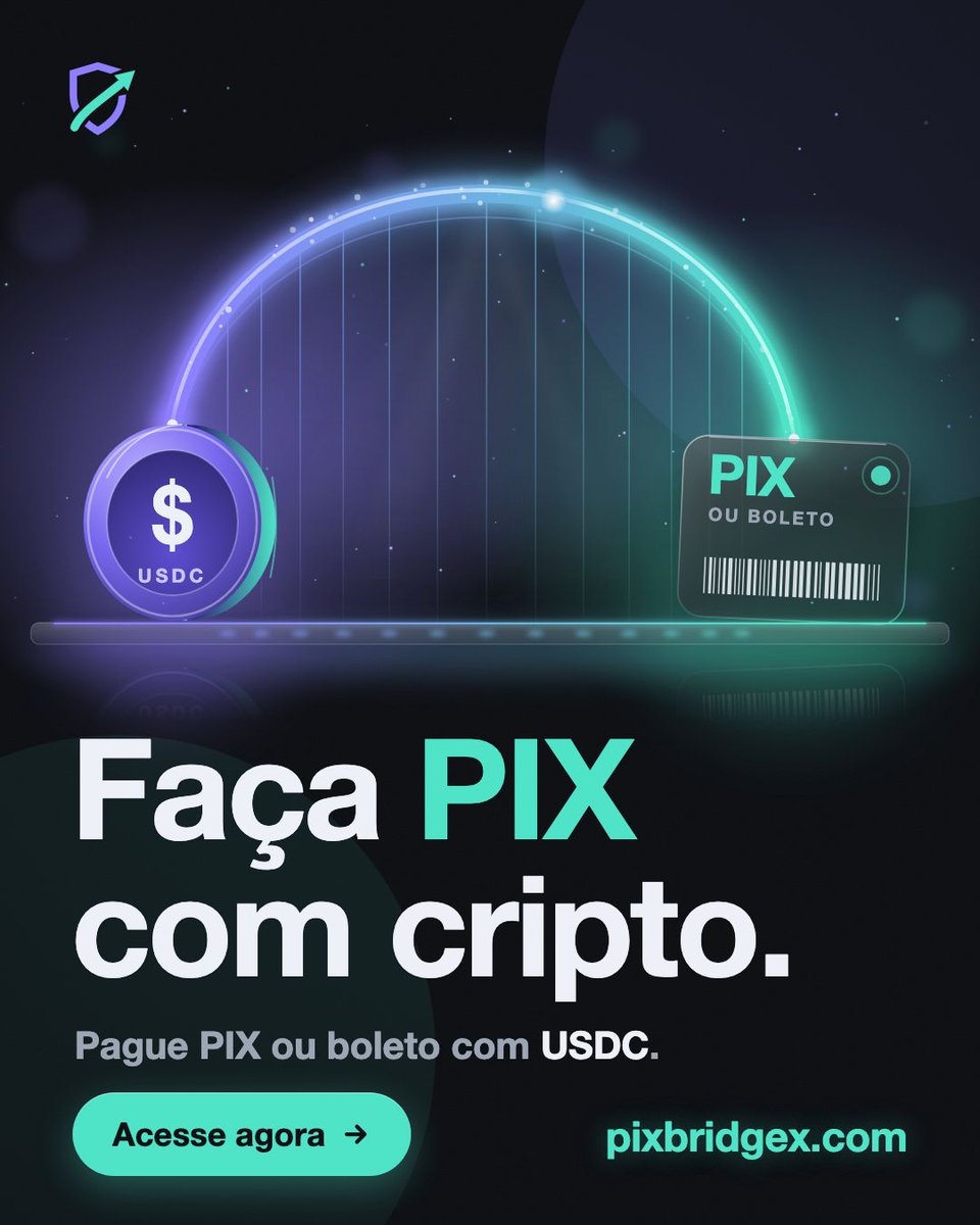 dinheircripto's tweet photo. https://t.co/lQEjDKTDea - Faça PIX com cripto. Pague PIX ou boleto com USDC, sem cadastro, sem login e sem conectar carteira.
#PixBridgeX #PIX #USDC #Cripto https://t.co/Kv99Tud2FB