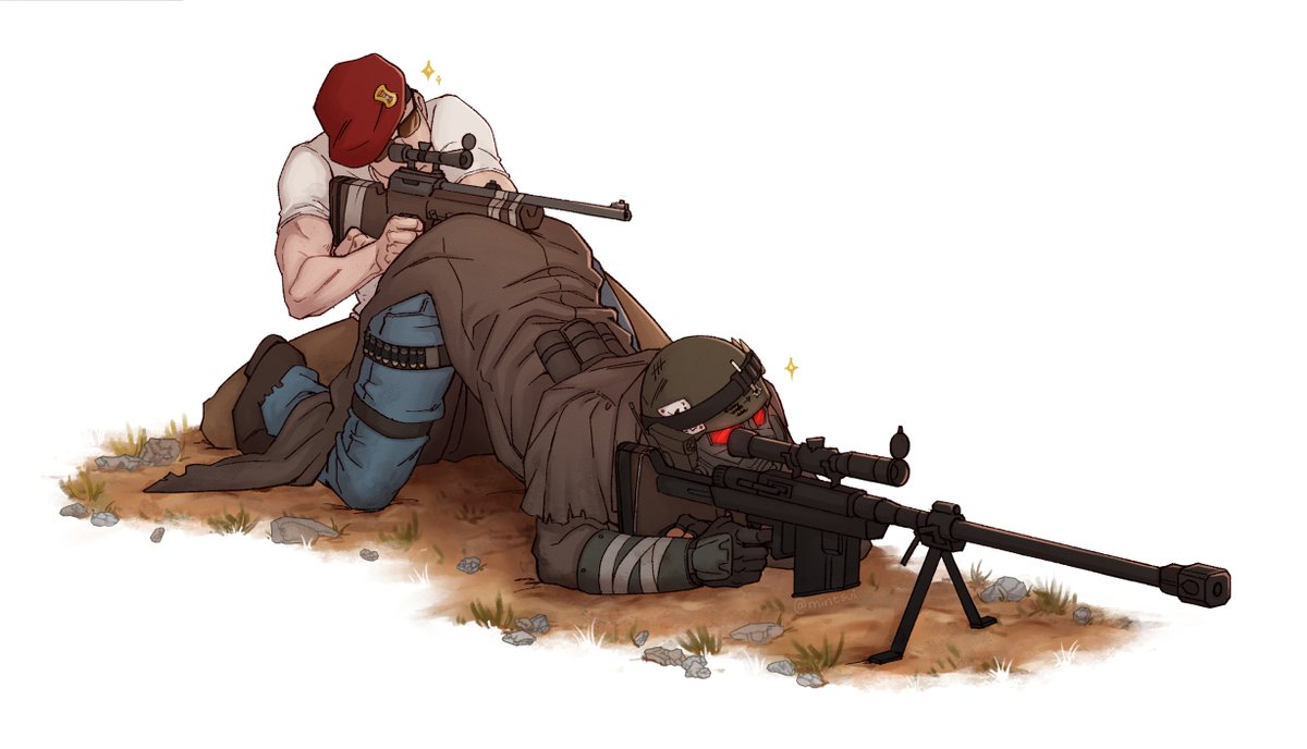 mintsui's tweet photo. snipers work best in pairs ✨

#boonesix #fnv #falloutnewvegas #fallout https://t.co/PpQdYZwlCe