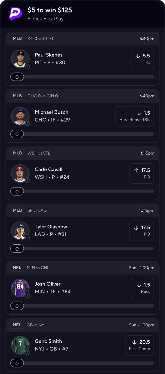 Mr_Robins11's tweet photo. PrizePicks Flex Friday 25X🎯

All props were taken directly from the @UpsideTools Fantasy Props Optimizer Tool🔥

❤️ if tailing https://t.co/69KqCOiHyZ
