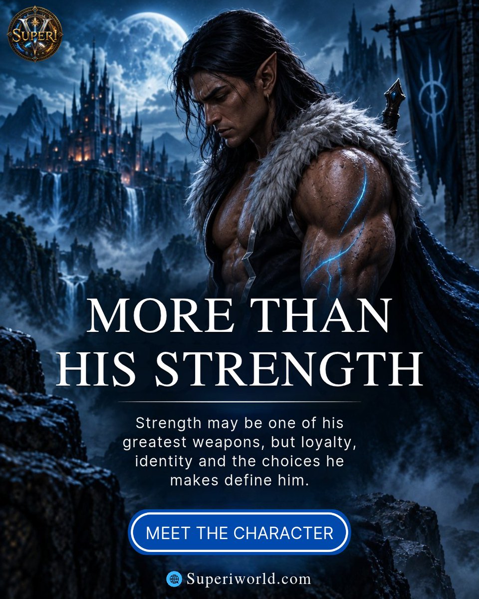 ClintSciFi's tweet photo. Strength may make him powerful, but loyalty, identity, and choice define who he becomes.

Discover the world of Superi. ⚔️✨
🌐 https://t.co/eCW8nld9jh
#Superi #EpicFantasy #FantasyBooks #BookTok #Readers https://t.co/lhwhk7VRiB