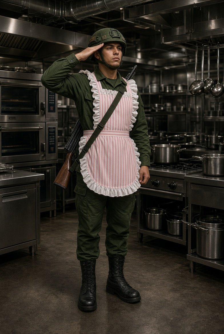 Blomati's tweet photo. Cocina de Quinta de Olivos a cargo de Casa Militar. https://t.co/QDiNM2RxmE