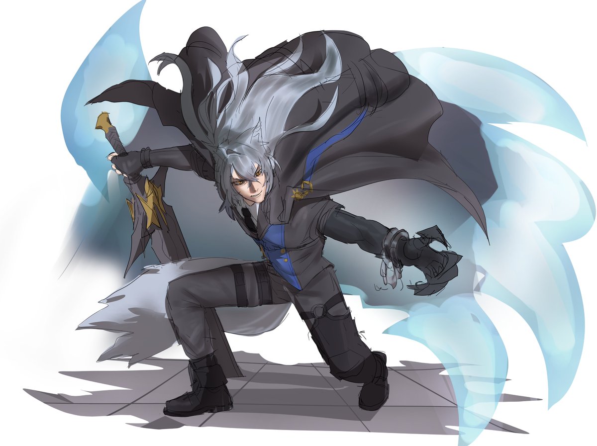 Fyorehd's tweet photo. Severian Lowell 🐺 Sketch #ゼンゼロ #zzzero https://t.co/bMft1RdhwJ