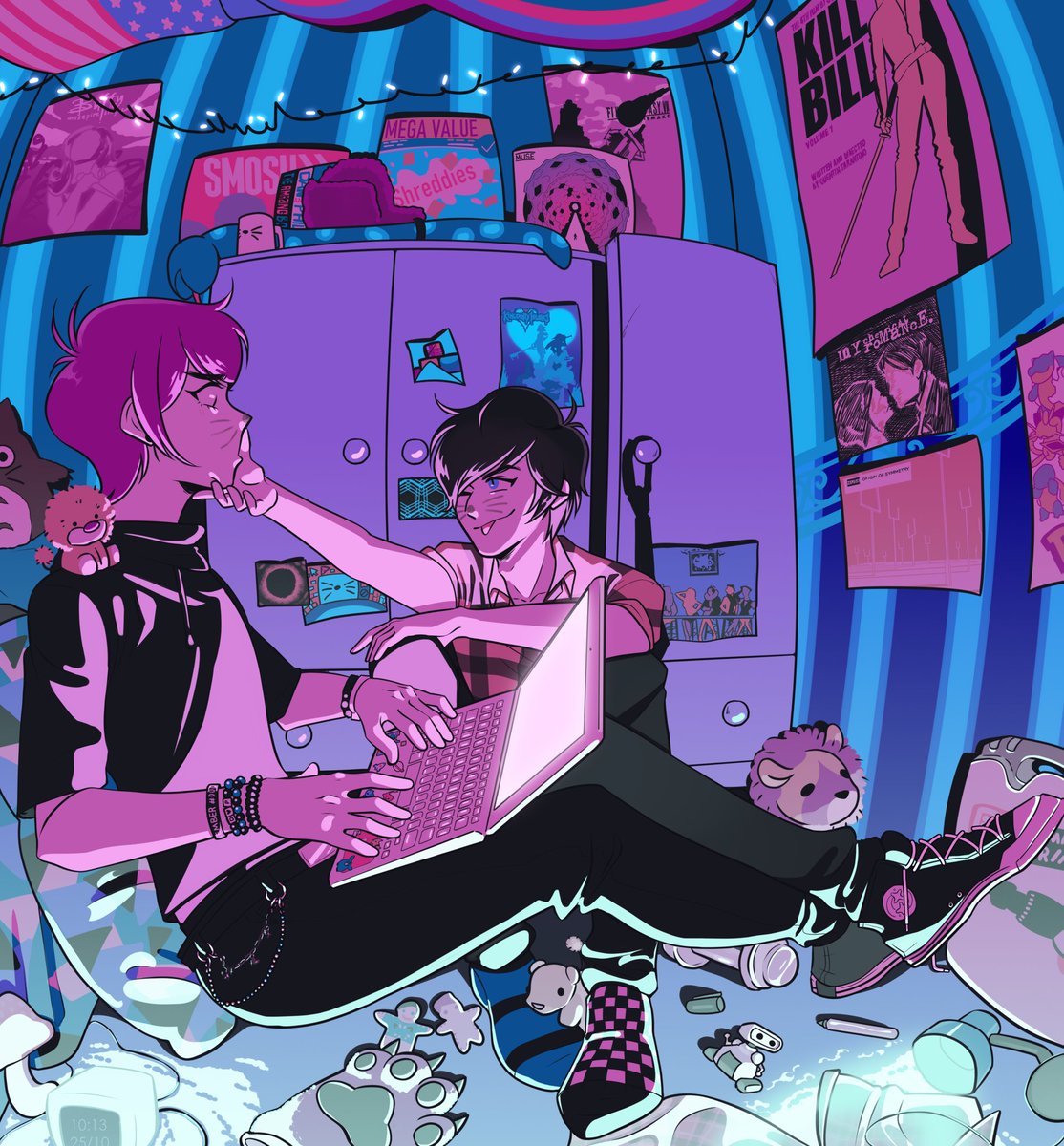 queenrabbit_'s tweet photo. Emo man cave https://t.co/5JtZd1IJ0b