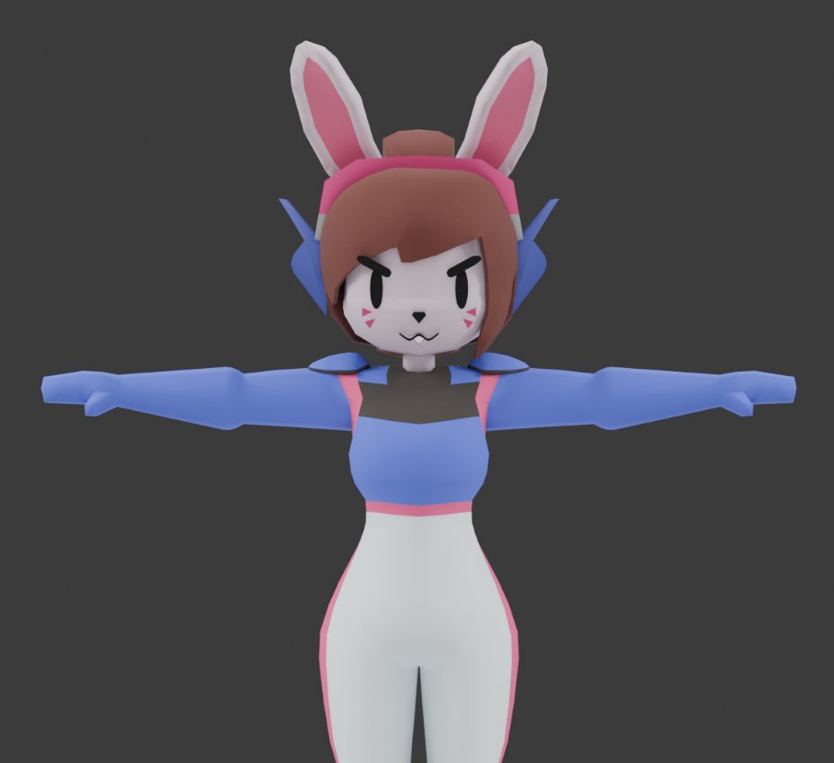usernamecipher's tweet photo. bunny dva wip #3d #overwatch https://t.co/AoitmZonV1