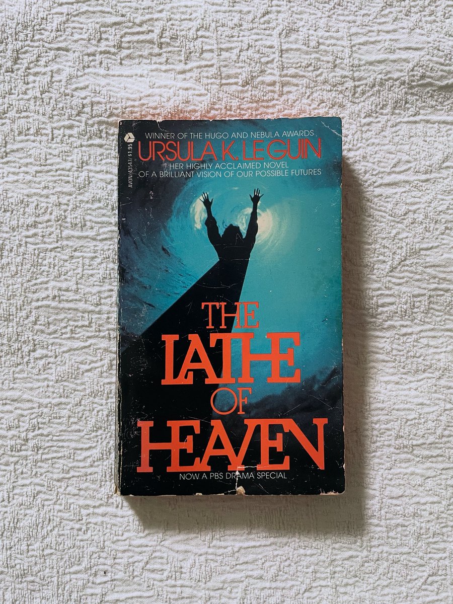 schizosemia's tweet photo. “Don’t be afraid of your unconscious mind! It’s not a black pit of nightmares. Nothing of the kind! It is the wellspring of health, imagination, creativity.” • The Lathe of Heaven by Ursula K. Le Guin
.
.
.
#latheofheaven #sciencefiction #ursulakleguin #scifi #books https://t.co/6kXx3tFrsa