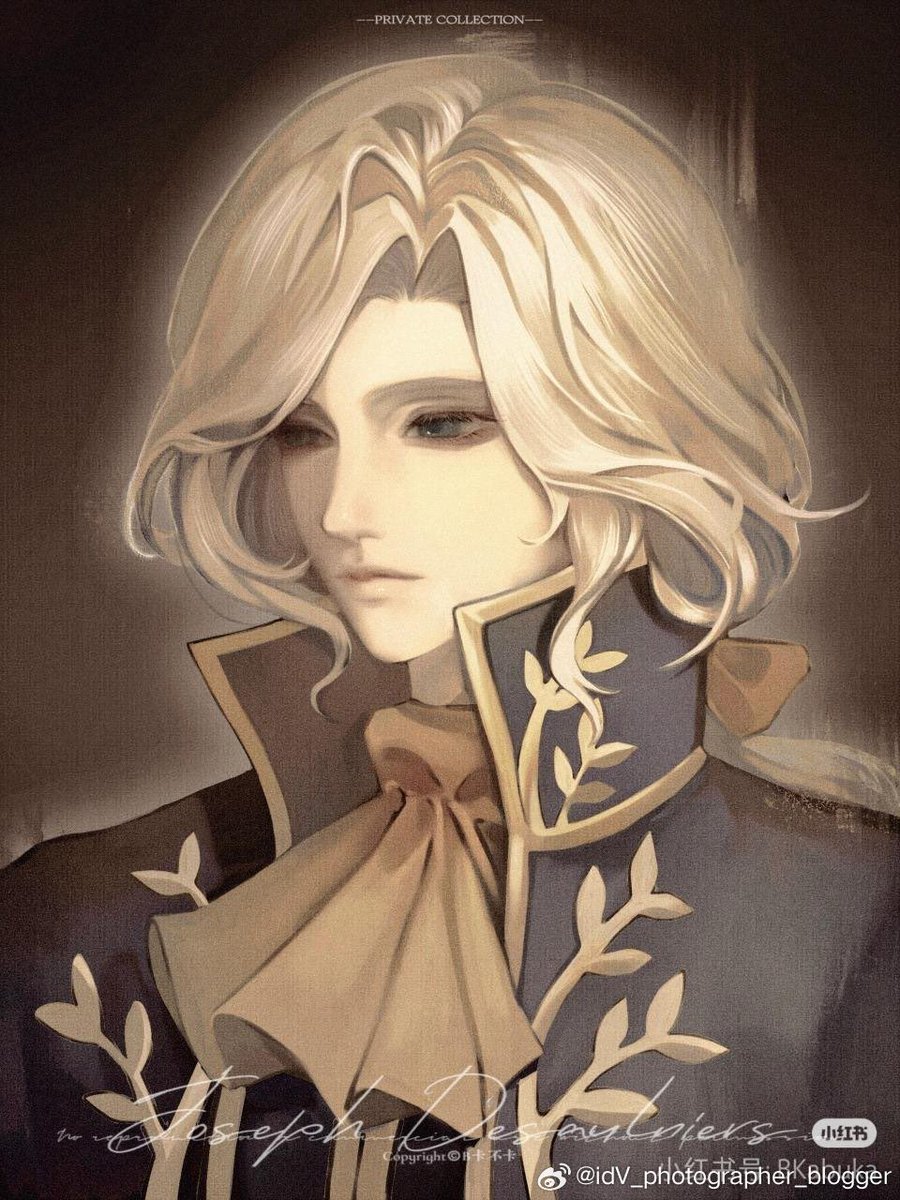 IDV_photograph's tweet photo. 【258】
I grow old in front of the mirror, while you remain forever young.

Platform：Red
Painter：b卡不卡

#IdentityᏙ #IdentityVfanart #identityVイラスト #第五人格 #JosephDesaulniers #写真家 https://t.co/dqIY9oAOtb