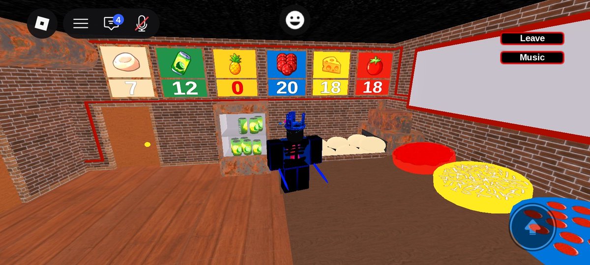 randomastery's tweet photo. I realized that if you try redoing the work at a pizza place quest you can't join lobbies of people who haven't completed it, and I realized that on those lobbies the map is still taken over by coolkid and sausage pizza becomes pineapple pizza https://t.co/iHA4ODR6mS