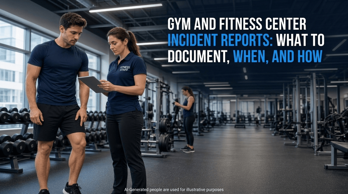 ePCRsolutions's tweet photo. Writing a fitness facility incident report? 

Skip the adjectives.

❌ "He was being careless" 

✅ "Member lifted 45 lb plate, reported low back pain at 6:12 PM"

Facts hold up. 

Opinions don't.

Log it, map it, photo it, review it. Same day.

#FitnessCenters https://t.co/5aa5Tda0Rs