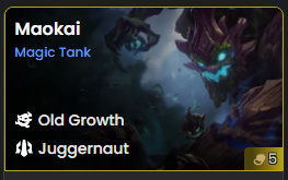 alus1a's tweet photo. a case that doesn't sit right with me: Maokai not having the Elderwood trait???????? https://t.co/SoErtMY4lF