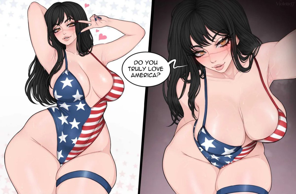 BestScriptCock's tweet photo. "Hm? What's wrong? It's just another test if you want to become an American citizen~
If you were an ordinary black man, you wouldn't be given such a test, but I see that your white dick can satisfy a real American woman!"

#Yoru #ChaisawMan #BLEACHED #Lewd https://t.co/feBjKCeSum