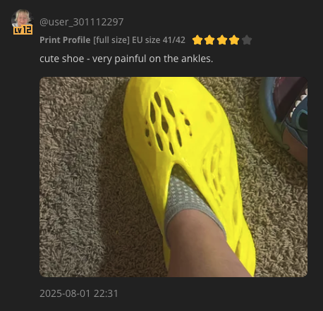 mttycodes's tweet photo. boomers are printing their own yeezys lmao https://t.co/EiRCvupGKk