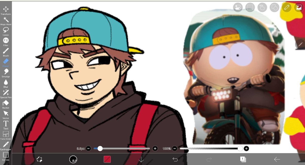 Blu3p0ps1cl3's tweet photo. So cute i had to draw him rq 🥺
#cartman https://t.co/cYvyzyzT7T