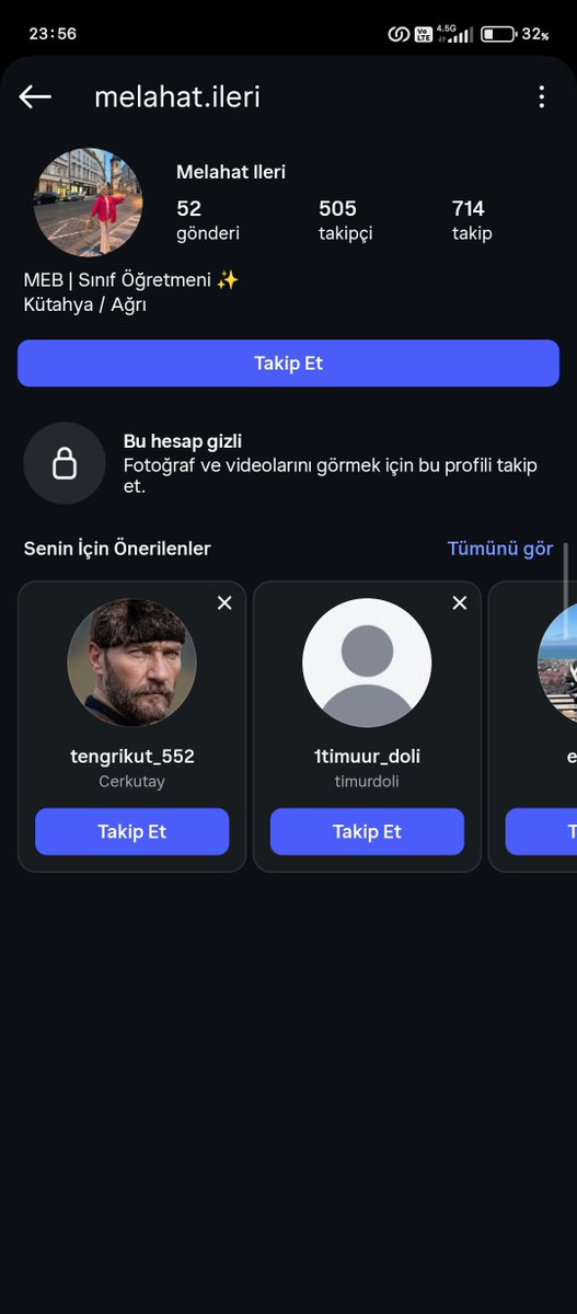 altinay_kam's tweet photo. Irmak öğretmen öldüğüule kaldı buna da hiçbir şey olmadı rastgele noldu acaba diye girdim 5 dakika önce hesabını da tekrar açmış ne güzel memleket . https://t.co/NFuyunopFB