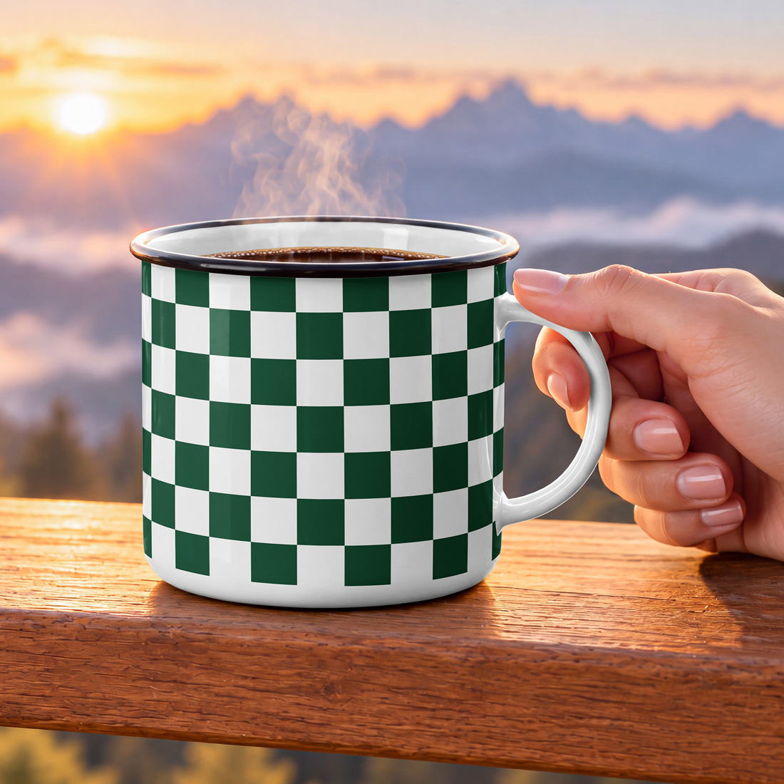 country4k's tweet photo. Present your outdoor branding in a warm, realistic setting with Metal Mug Mockup. The enamel-style metal mug sits naturally in a hand against a mountain sunrise.

#coffee #cup #drink #drinking #hotdrink #label #logo #metal #mug #tea #beverage #enamel #mockup #newmockuptoday https://t.co/yqnvf26ysF
