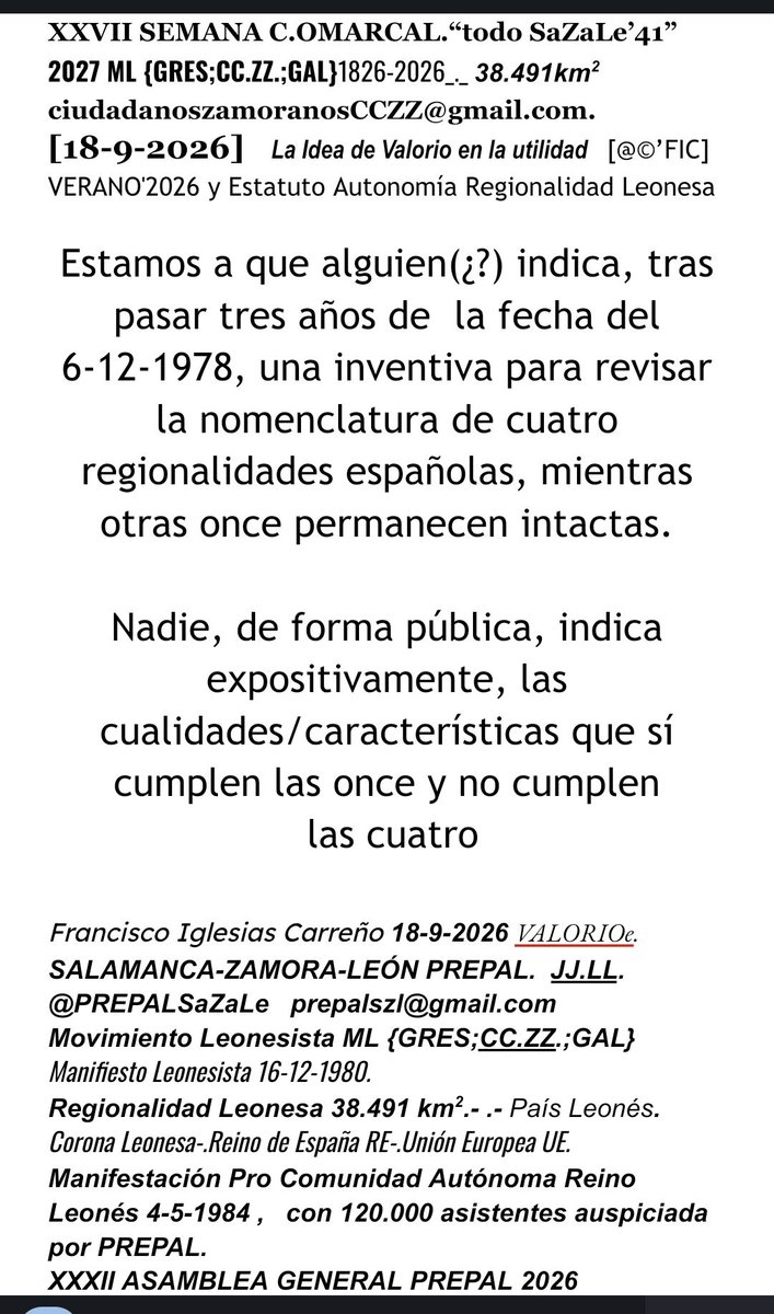 PREPALSaZaLe's tweet photo. SALAMANCA-ZAMORA-LEÓN PREPAL

https://t.co/goIik4hntv https://t.co/KSUt7AbE2m