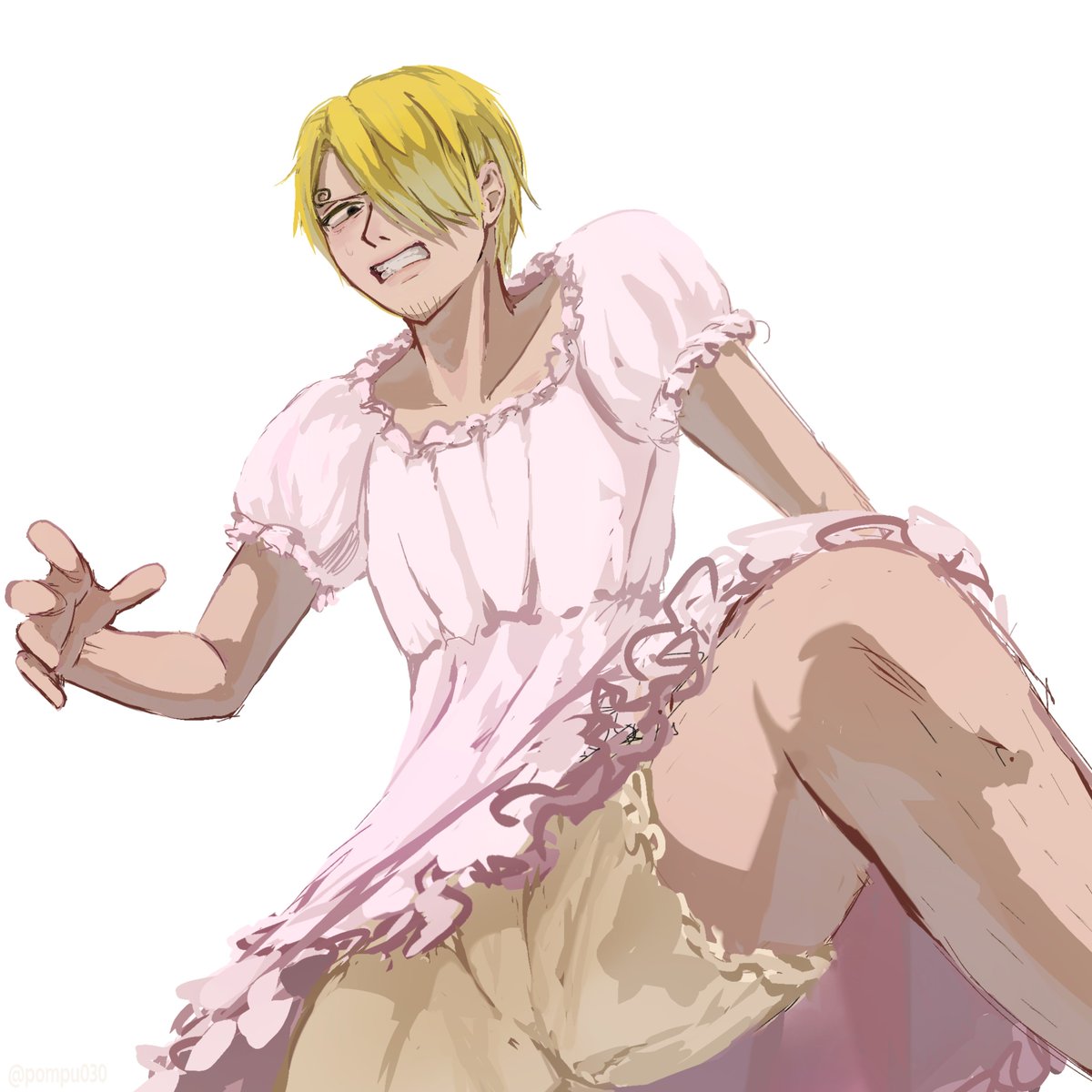 pompu030's tweet photo. 상디 🩲🫣 #ONEPIECE #sanji #サンジ https://t.co/DidOevzeZD