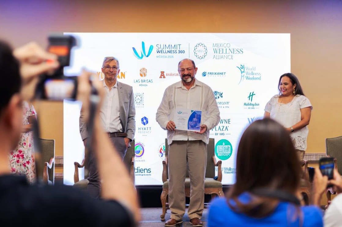 DarioFlota's tweet photo. Participamos en el Summit Wellness 360°, realizado junto con la American Wellness Association y la Asociación Americana de Spa, un espacio donde se compartieron tendencias y experiencias del sector wellness a nivel internacional.

#RenacimientoMaya #YucatánTurismo #SantuarioMaya https://t.co/YEBy63XDwf