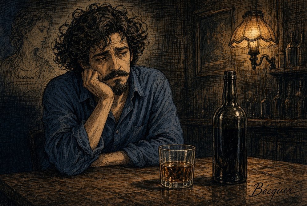 GustavoAdolf_'s tweet photo. “El alcohol no inventa pecados, solo los confiesa. Lo que haces borracho ya lo pensabas estando sobrio. El alcohol no te vuelve infiel, agresivo ni deslenguado. Solo te quita la máscara y muestra lo que tu silencio ya escondía. El que golpea estando borracho, ya lleva la violencia en su interior. El que se acuesta con otra en la fiesta, ya la deseaba en secreto. El que suelta "verdades" con un vaso en la mano, ya las guardaba por cobardía. La botella no es la culpable: es la excusa. El veneno no está solo en el alcohol… lo llevas dentro. La peor resaca no es la del cuerpo, sino la del alma: esa mañana en la que descubres que lo que hiciste no fue culpa del alcohol, sino reflejo de lo que eres cuando nadie te controla. Deja de culpar al alcohol por tus decisiones. Si no sabes dominarte en la sobriedad, menos lo harás con un vaso en la mano. El alcohol no cambia tu valentía, cambia tu máscara.”