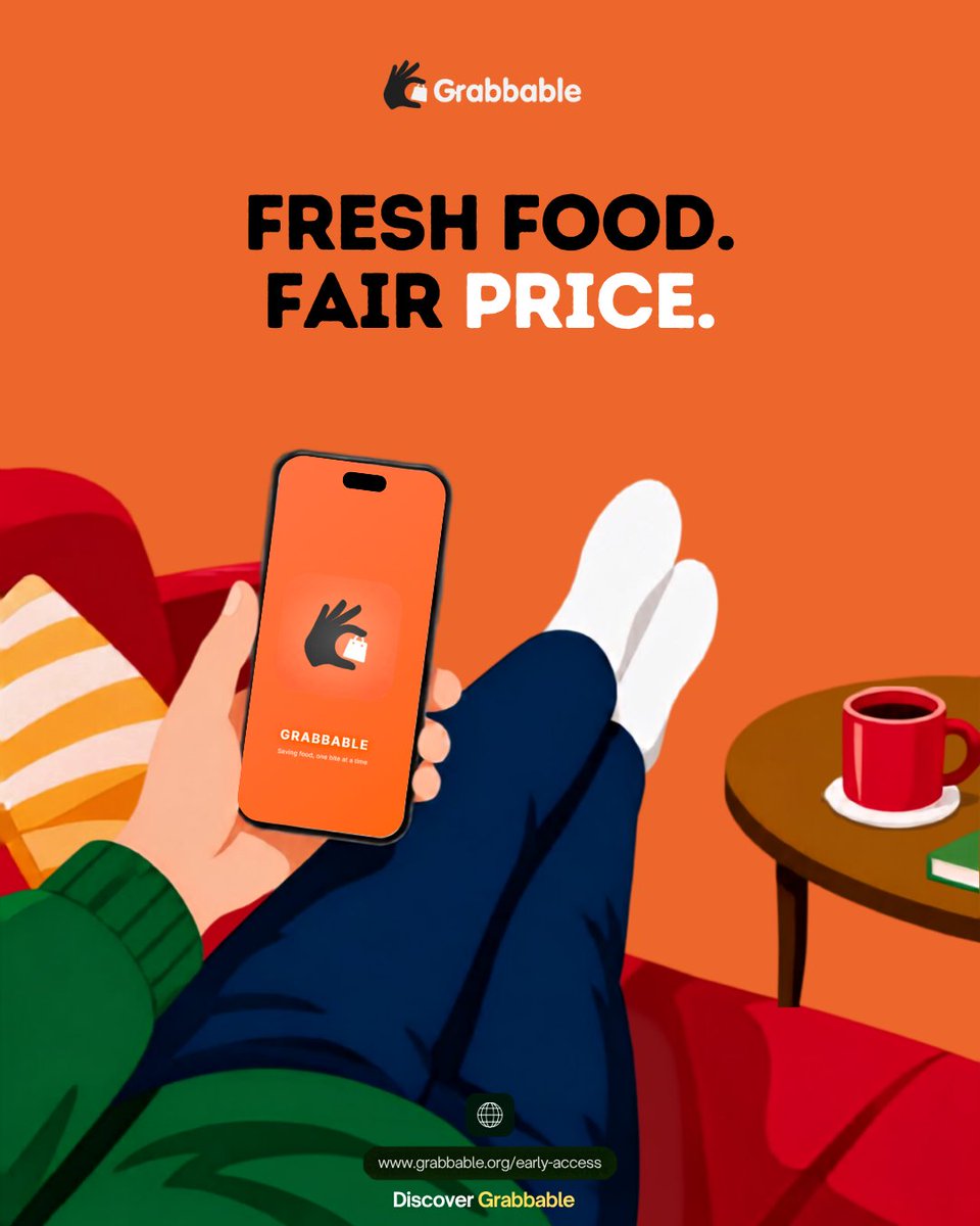 grabbable_'s tweet photo. Usually pay $5 for a meal? Meet Grabbable, the app where you can get the same food for $3 or less at a restaurant near you. Restaurants and stores list fresh, unsold surplus food and you Grab it before it's gone. Early Access is open, sign up and join the community 🇿🇼