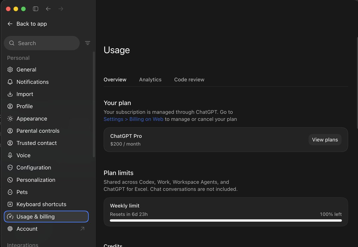 blaineyeager's tweet photo. Not sure if its back for good, but run, don't walk to your desktop and upgrade to the 20x plan. It didn't show for me on mobile or web, only desktop https://t.co/vb1LNZ0IrG