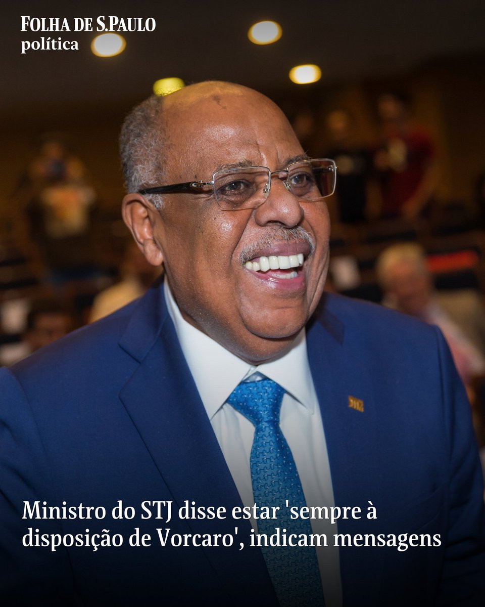 noFrontMilitar's tweet photo. Agora — "Missão dada é missão cumprida":

Conversas entre Daniel Vorcaro e um número de telefone de propriedade do ministro do STJ Benedito Gonçalves, extraídas de celular do ex-banqueiro, indicam uma possível relação próxima entre os dois.

O material obtido pela Folha mostra que ele e Vorcaro se tratavam como amigos, trocavam mensagens cordiais e combinavam encontros em Brasília.