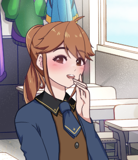 Lunautuma's tweet photo. Colleen being cute. https://t.co/kPMsqY0b83
