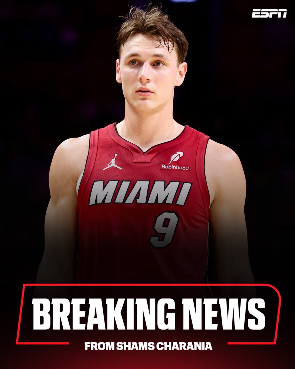 ShamsCharania's tweet photo. Miami Heat guard Pelle Larsson has agreed to a new four-year, $60 million contract extension, with a mutual option for the 2030-31 season, Austin Brown and Steven Heumann of CAA Sports tell ESPN. https://t.co/wVsi86w9yY