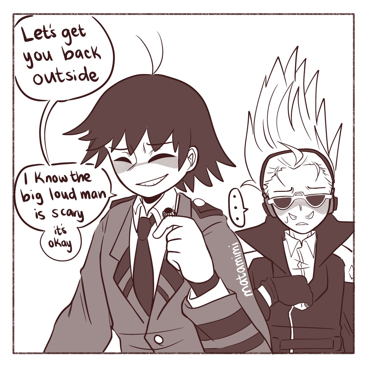 Matamimiii's tweet photo. another discord request doneeee
#mha #presentmic #sero #dadmic https://t.co/WDIse5QC2I