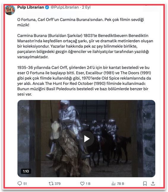 turk_aydn's tweet photo. @caslaila1 #CarminaBurana👏
---
📰#CarlOrff' un Elementer Müzik ve Hareket Egitimi
Yaklaşımının Türkiye'de Kabul Sorunu Üzerine(*)...
Doç. Dr. Nesrin Kalyoncu (**)
https://t.co/pIsOXmIl8K https://t.co/PWLoVqPUqd