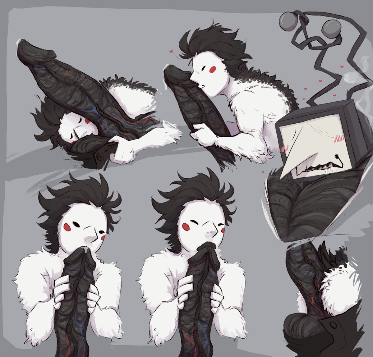 AbsolutePizdec's tweet photo. his little paws can't stop touching things :3

#deltaruined #spamtenna #spamton #tenna https://t.co/4qXMUTwo2N