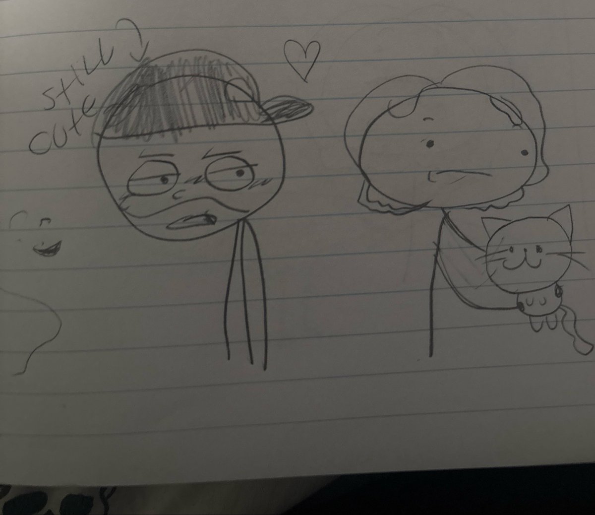 Cookieyrmmu's tweet photo. Nyaaan sorry for not posting! Doodles in class

#sticktubertwt https://t.co/EhE4AmGNUj