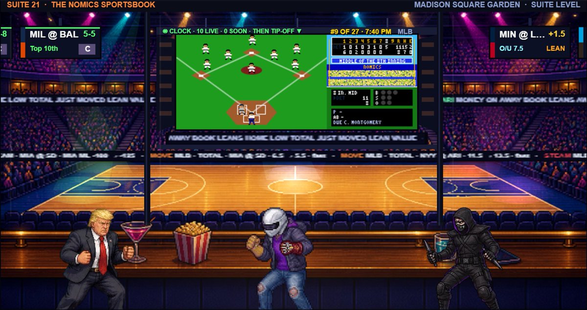 winternomics's tweet photo. The game is live play by play on the Jumbotro u ain't never seen sports like this bch's 🥶 solana:2GXmB95pGD3pHV4mzNq7YsmyiEmVYWQLptbwYqgdpump #NomicsSportsbook #Kazoverse https://t.co/L93Rgz1QTn