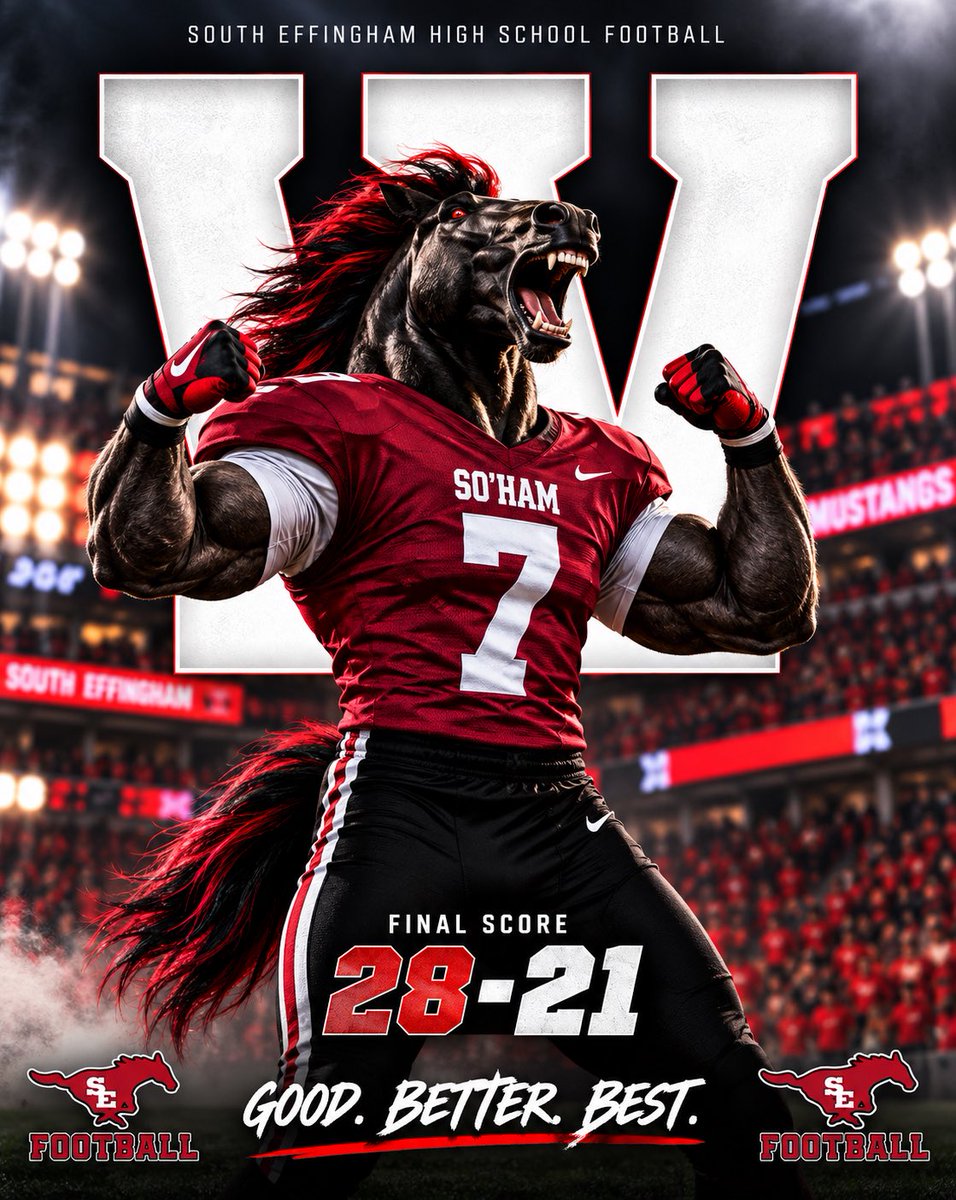 WillChomskis's tweet photo. MUSTANGS WIN!!!!!!!!! It’s never a sin to win!! Final 28-21!! #GoMustangs https://t.co/hRFxScKP13