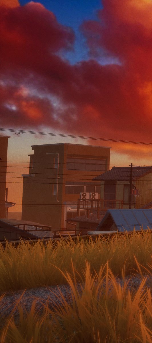 KeissenVR's tweet photo. On my way home~ 🌆🚏🚶‍♀️

🌐茜葛���-あかつがわ- 
👤S_Nea
#VRChat_world紹介 #VRChat https://t.co/c3bPjCxBYk