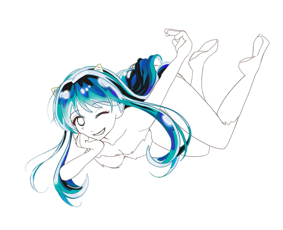 yachi_3q's tweet photo. ラムちゃんの髪ツヤツヤで可愛すぎ
 #うる星やつら
#絵師さんと繋がりたい
#絵柄が好みって人にフォローされたい https://t.co/wc4nCIW2xg