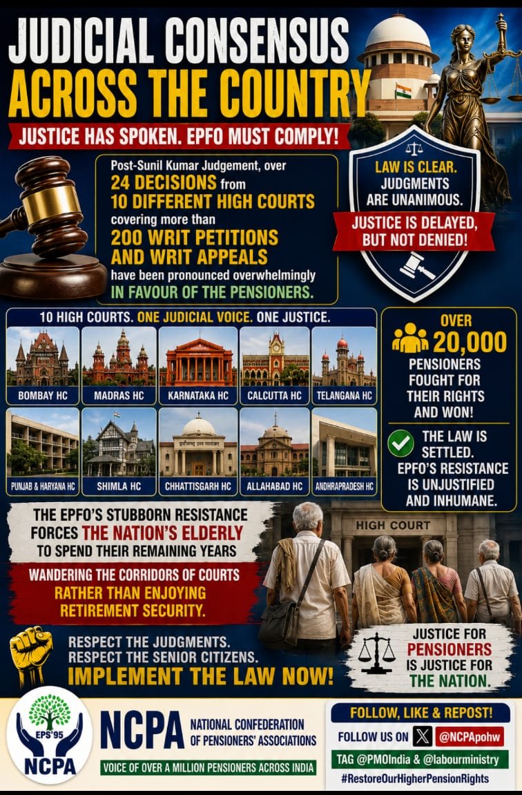 NCPApohw's tweet photo. ✈️ The narrative is shifting. Together, we stand for the Higher Pension that every worker deserves.

Equity is not an option; it is a right. 🤝

🇮🇳@socialepfo
🇮🇳@officialepfo 
🇮🇳@labourministry 
🇮🇳@PMOIndia 
🇮🇳@narendramodi
🇮🇳@ndtv https://t.co/dV584sJAtP