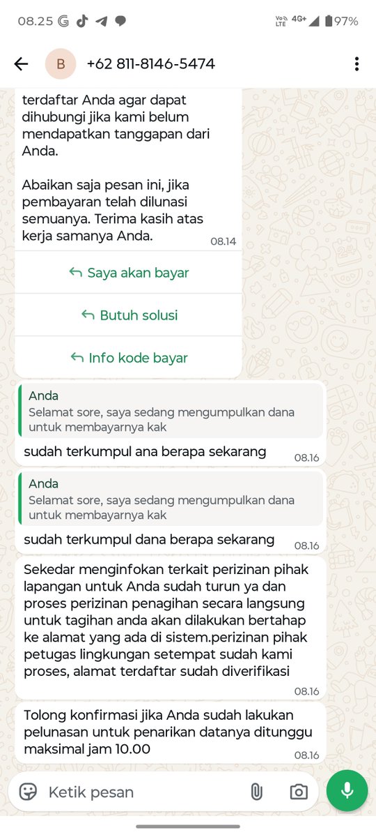 gogobjxe's tweet photo. @notmebutyyou Semakin di bales, semakin mereka menjadi jadi kak 😭 kalo gak di bales mereka ngehubungi kondar https://t.co/fW7f577JPr