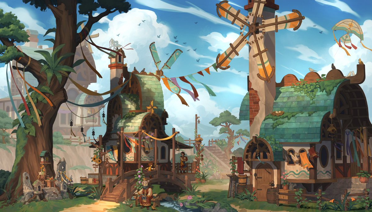 kannitakannita's tweet photo. Hello! I’m Kannita, a concept artist from Thailand 🇹🇭 I love designing fantasy stuff https://t.co/BFErhI2Mko