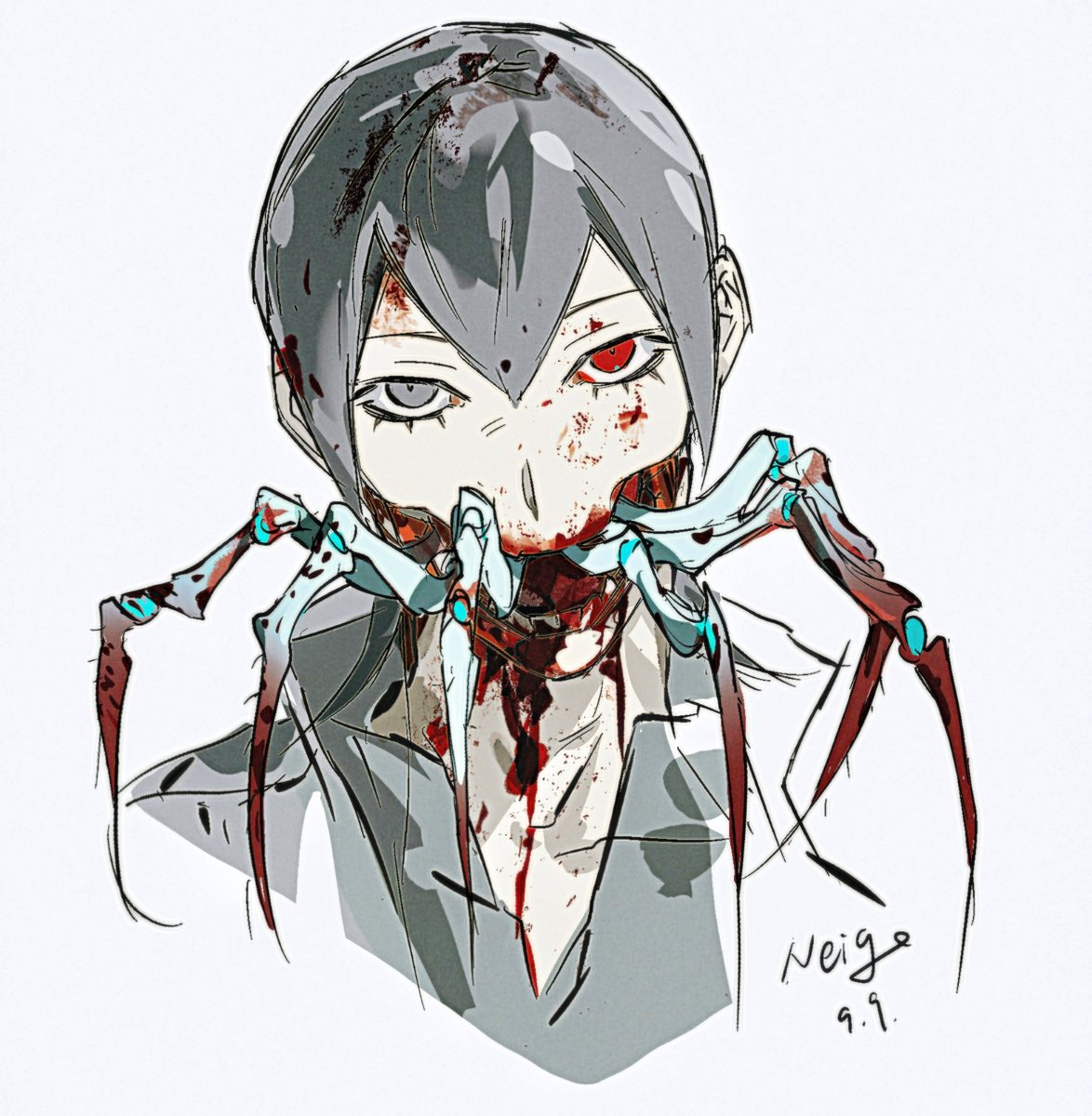 Neige16809269's tweet photo. 见到他第一面时就想画的东西
#ddsat #数码恶魔传说 https://t.co/W6MFiJUef2