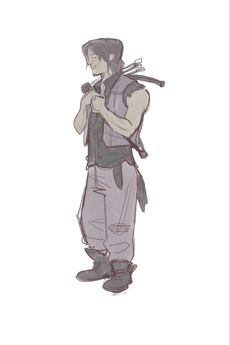 adrxwberri's tweet photo. Norman reedus/Daryl Dixon drawings :p https://t.co/IgHYjdMx5v