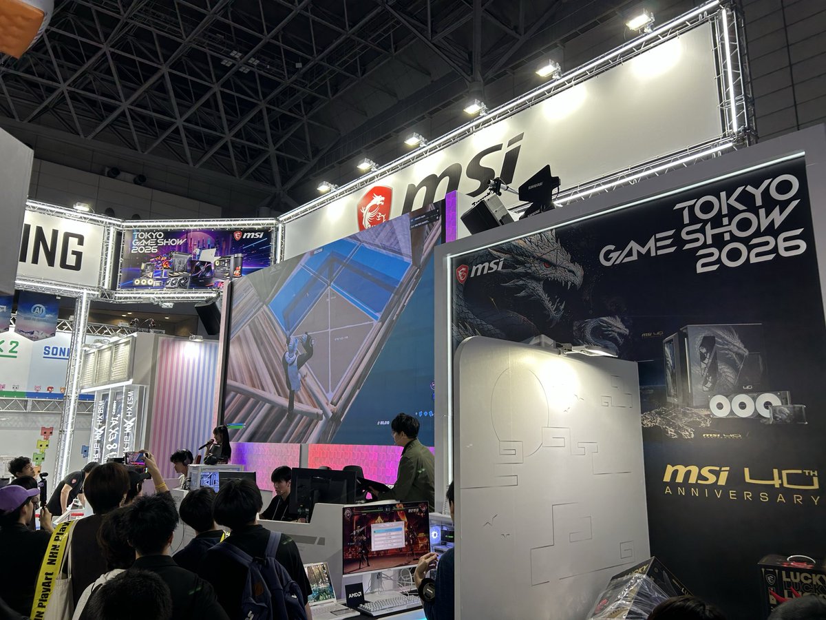 fm1a1's tweet photo. #MSI_TGS2026 https://t.co/gvcvrCsbRz