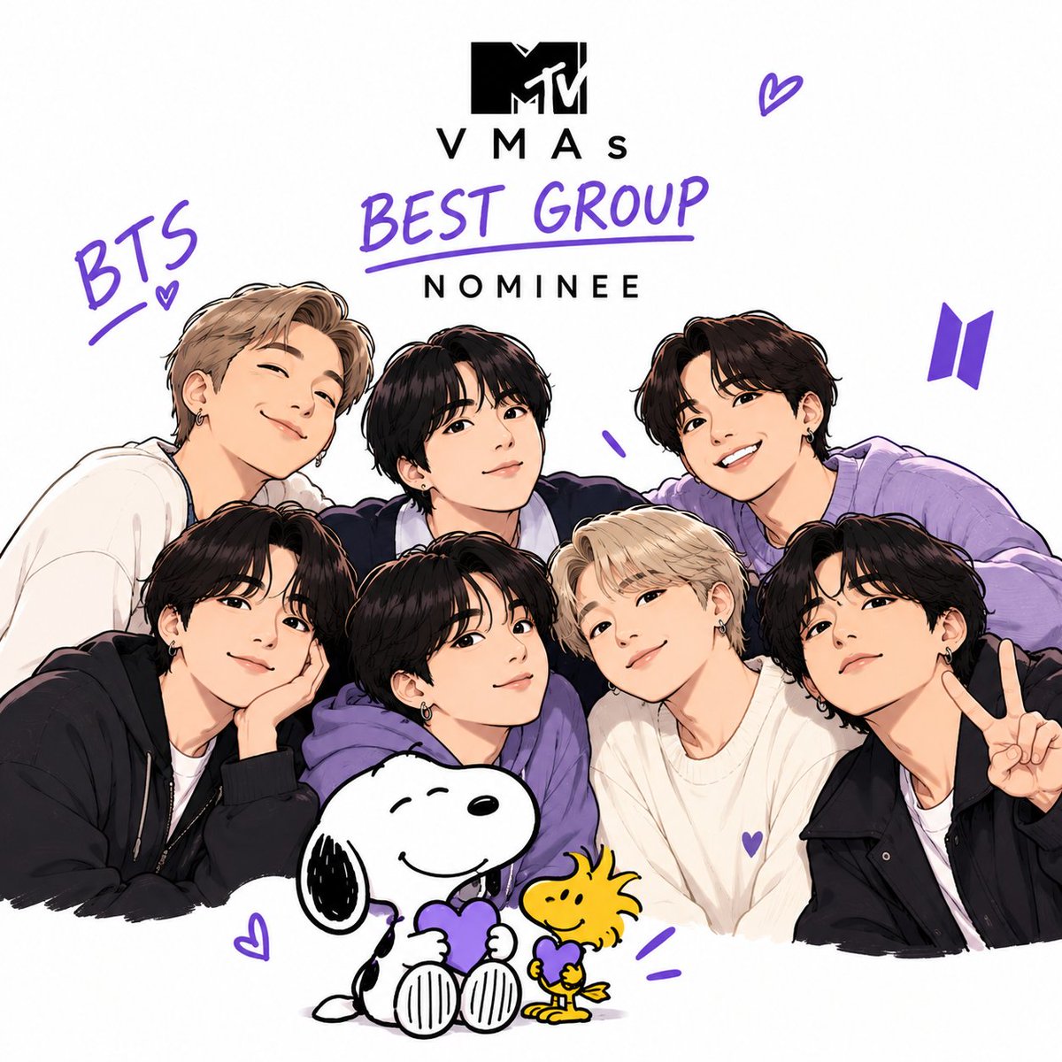 Anklebiters0904's tweet photo. BTSを応援する人、💜！
#VMAs https://t.co/vR5LcIwsBb