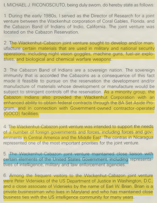 toxictiramisu's tweet photo. Cabazon, near Indio, was the site of a Wackenhut operation involving CIA &amp; Dr. John P. Nichols. Dr. Sidney Siemer was also reported to have conducted illegal biowarfare research there in 1982 &amp; was implicated in The Finders &amp; MKULTRA, w/ allegations of child abuse &amp; mind control. https://t.co/DKZLNcwoDC
